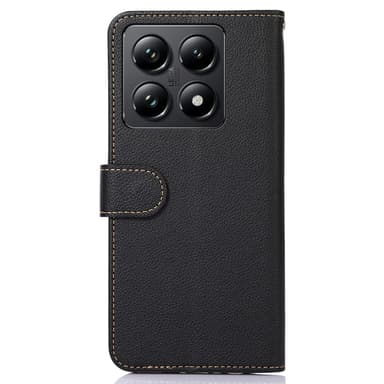 KHAZNEH Plånboksfodral till Xiaomi 14T Pro - Svart-Röd