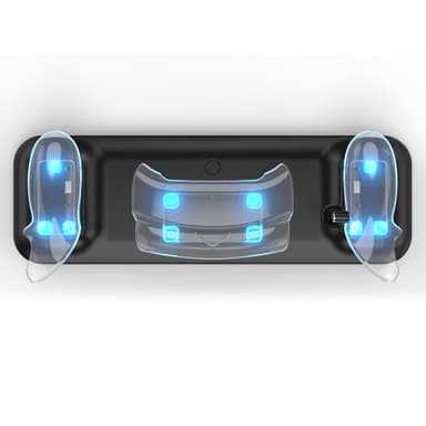 Laddningsstation för Meta Quest 3 VR-headset och kontroller laddningsdocka