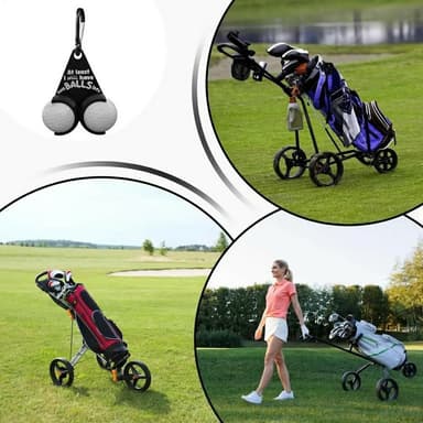 Golfbollshållare Roliga bokstäver Dubbla golfbollar Golfpresent - Stil A