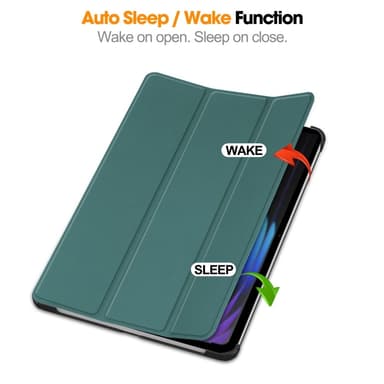 Slim Fit Cover Fodral För Xiaomi Pad 7 Auto Wake / Sleep - Grön