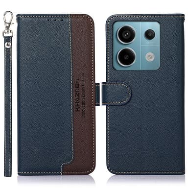 För Xiaomi Redmi Note 13 Pro 5G Fodral Skal KHAZNEH Blå-Brun