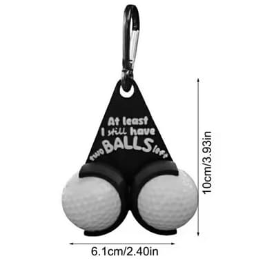Golfbollshållare Roliga bokstäver Dubbla golfbollar Golfpresent - Stil A