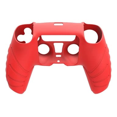 HONSON Skyddsfodral Skal för Sony Playstation 5 Anti-Slip Silikon Skin Cover - Röd