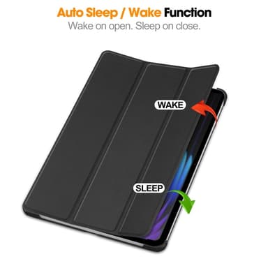 Slim Fit Cover Fodral För Xiaomi Pad 7 Auto Wake / Sleep - Svart