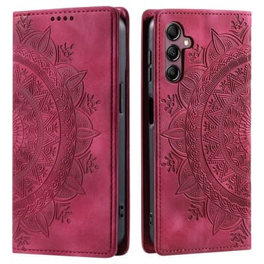 För Samsung Galaxy S25 plånboksfodral Fodral Skal Mandala blommönster
