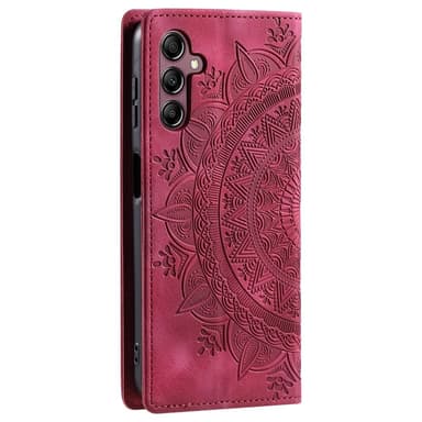 För Samsung Galaxy S25 plånboksfodral Fodral Skal Mandala blommönster