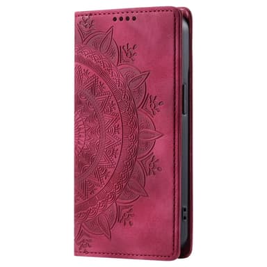 För Samsung Galaxy S25 plånboksfodral Fodral Skal Mandala blommönster