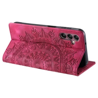 För Samsung Galaxy S25 plånboksfodral Fodral Skal Mandala blommönster