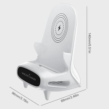 Trådlös Laddare Dold Kamera Fjärrövervakning 1080P HD WiFi Säkerhetskamera