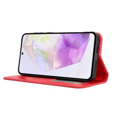 Till Samsung Galaxy A56 5G Plånboksfodral  - Röd