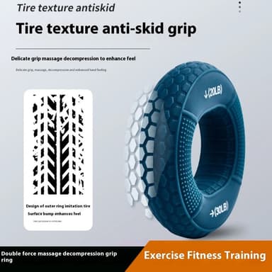 Handgreppsförstärkare Underarm Finger Handled Muskeltränar - 30-40lb Rosa
