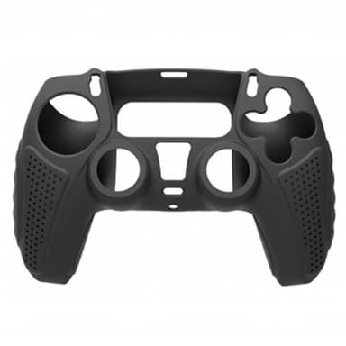 HONSON Skyddsfodral Skal för Sony Playstation 5 Anti-Slip Silikon Skin Cover - Svart
