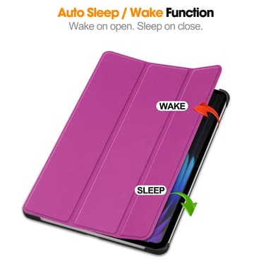 Slim Fit Cover Fodral För Xiaomi Pad 7 Auto Wake / Sleep - Lila