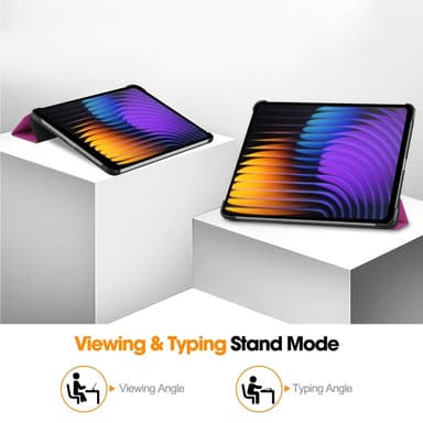 Slim Fit Cover Fodral För Xiaomi Pad 7 Auto Wake / Sleep - Lila