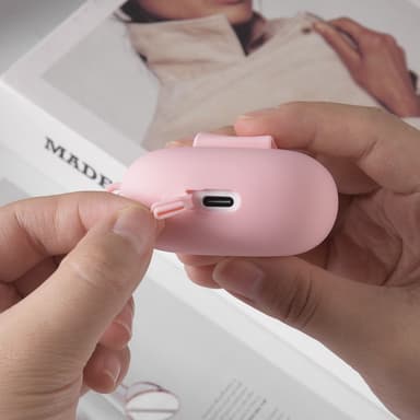 För Xiaomi Redmi Buds 6 Lite Silikonfodral Anti-Scratch Skyddsfodral - Rosa