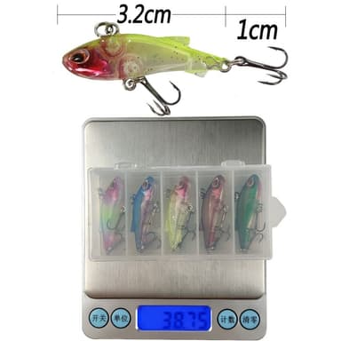 5 st Fiskedrag naturtrogen simning Sjunkande Minnow bete sötvatten saltvatten