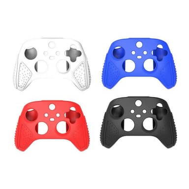 För Xbox Series S/X Game Controller Dammtätt silikonskydd Anti-halk Fodral - Röd