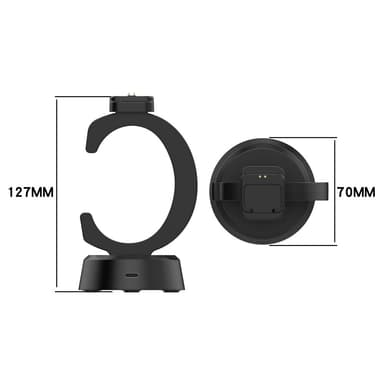 För Xiaomi Redmi Watch 3 / Watch 2 / Watch 2 Lite Laddare & docka 1m kabel