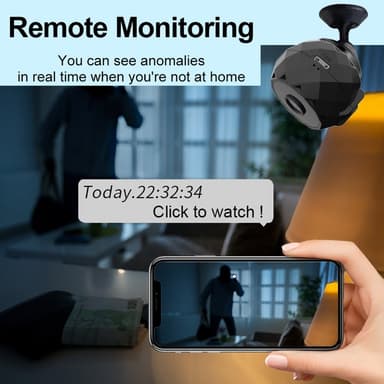 Hemövervakning WiFi-kamera Mobiltelefon Fjärrövervakning Night Vision-kamera