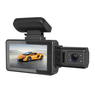 Fram och bak inspelning Dash Cam 1080P HD Night Vision Bilkamera Recorder