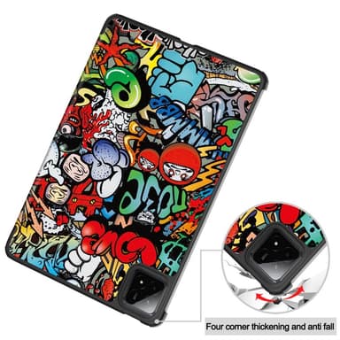 Slim Fit Cover Fodral För Xiaomi Pad 7 Auto Wake / Sleep - Graffiti