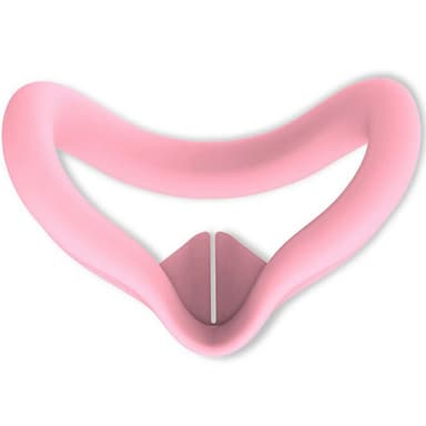 För Meta Quest 3S VR Silikonfodral Anti-Sweat Face Pad Skyddsöverdrag - Rosa