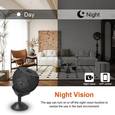 Hemövervakning WiFi-kamera Mobiltelefon Fjärrövervakning Night Vision-kamera