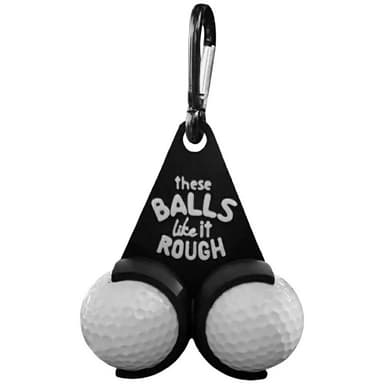 Golfbollshållare Roliga bokstäver Dubbla golfbollar Golfpresent - Stil B