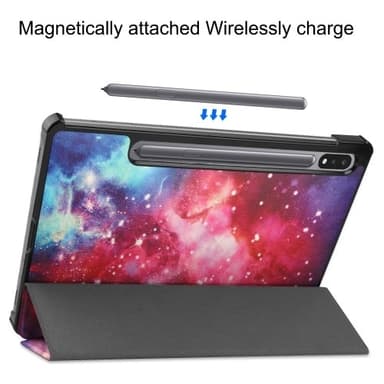 Slim Fit Cover Fodral Till Samsung Galaxy Tab S10+ (S10 Plus) - Space