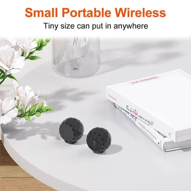 Hemövervakning WiFi-kamera Mobiltelefon Fjärrövervakning Night Vision-kamera