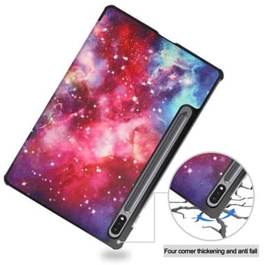 Slim Fit Cover Fodral Till Samsung Galaxy Tab S10+ (S10 Plus) - Space