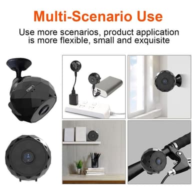 Hemövervakning WiFi-kamera Mobiltelefon Fjärrövervakning Night Vision-kamera