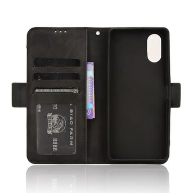 Til Sony Xperia 10 VI Plånboksfodral  - Svart