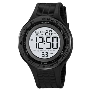 Armbandsklocka Armbandsur Klocka SKMEI Luminous Digital Elektronisk - Svart+Vit
