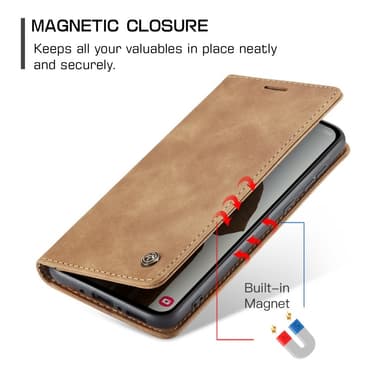 CASEME Plånboksfodral Samsung Galaxy A56 5G - Brun