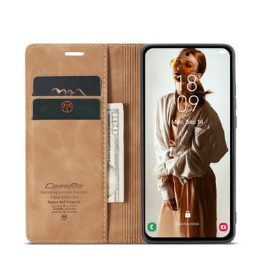 CASEME Plånboksfodral Samsung Galaxy A56 5G - Brun