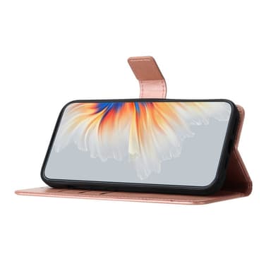 Till Samsung Galaxy A16 5G / A16 4G Fodral med Kortfack och Mandalamönster - Roséguld