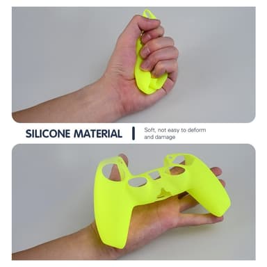 Playstation 5 / PS5 Silikon Skin Skal Fodral Anti-Slip Skydd - Gul