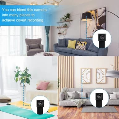 1080P HD trådlös WiFi-kamera Mini dold kamera knappdesign