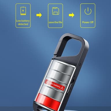 32GB brusreducering Digital Audio Voice Recorder MP3-spelare Diktafon med trådhörlurar