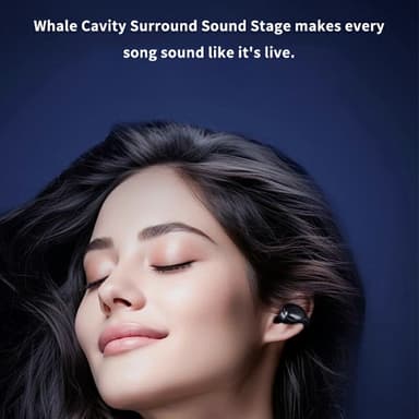 i66 Bluetooth-hörlurar Semi In Ear Clip On ENC Trådlösa hörlurar Brusreducering