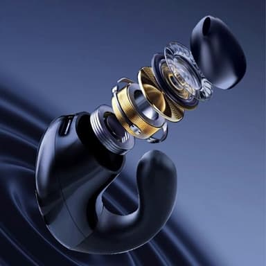 i66 Bluetooth-hörlurar Semi In Ear Clip On ENC Trådlösa hörlurar Brusreducering