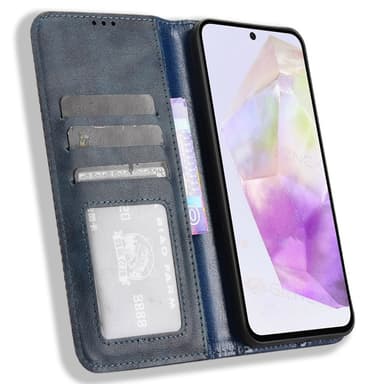 Till Samsung Galaxy A56 5G Plånboksfodral  - Blå