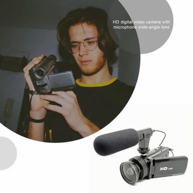 D100 2,4-tums HD 1080P videokamera med mikrofon 16X digital zoomkamera