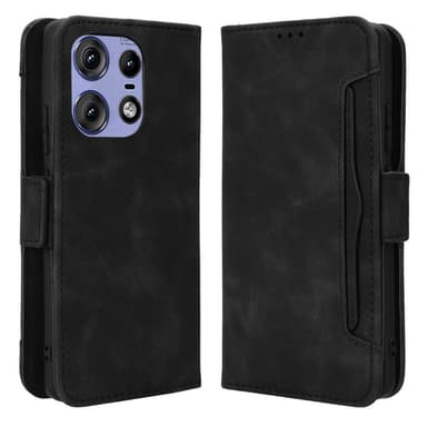 Till Motorola Edge 50 / Edge 50 Pro Plånboksfodral  - Svart