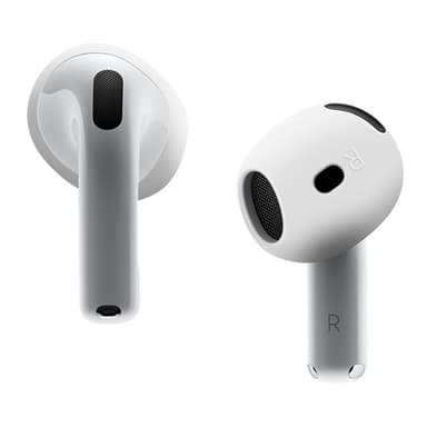 För AirPods 4 hörsnäckor Anti-slip silikonhölje Hörselkåpor Öronsnäckor - Vit