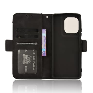 Till Motorola Edge 50 / Edge 50 Pro Plånboksfodral  - Svart
