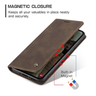 CASEME Plånboksfodral Samsung Galaxy A56 5G - Coffee