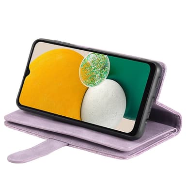 För Samsung Galaxy A26 5G Fodral med Dragkedja och 9 Kortplatser