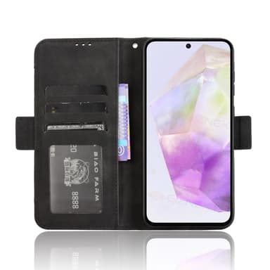 Till Samsung Galaxy A56 Plånboksfodral  - Svart